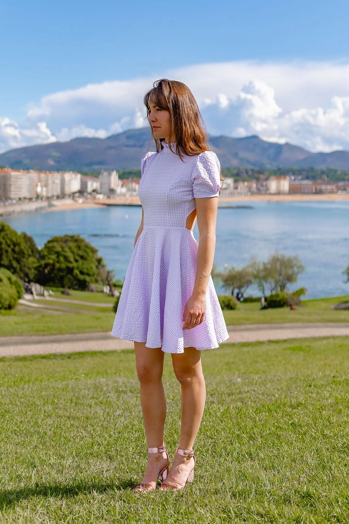 Robe Lekora dos nu - Koketa Créations