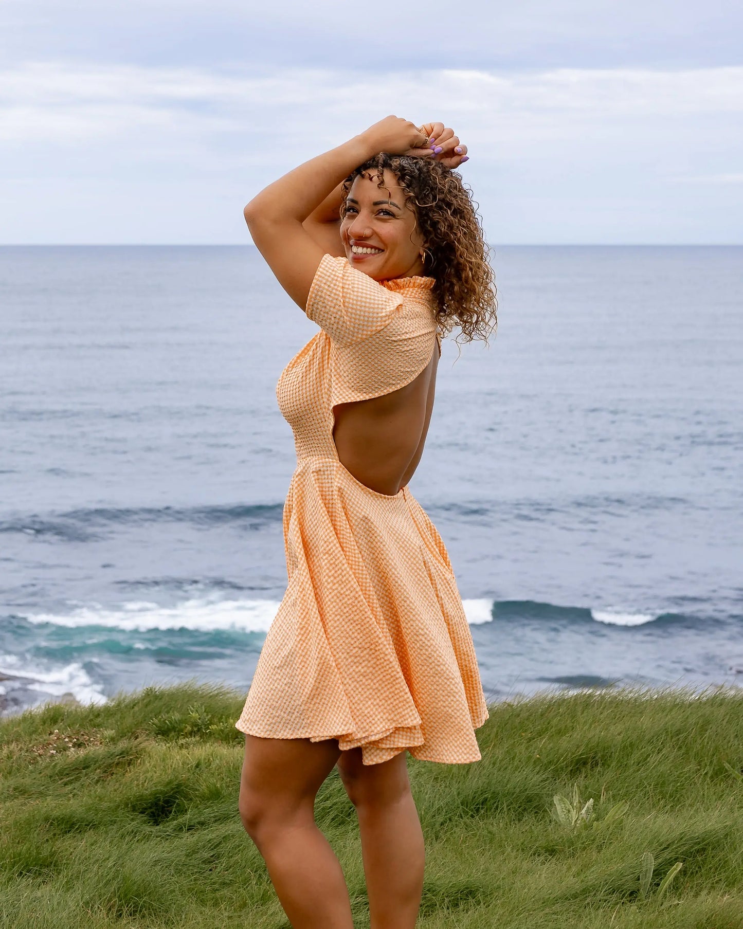 Robe Lekora dos nu - Koketa Créations